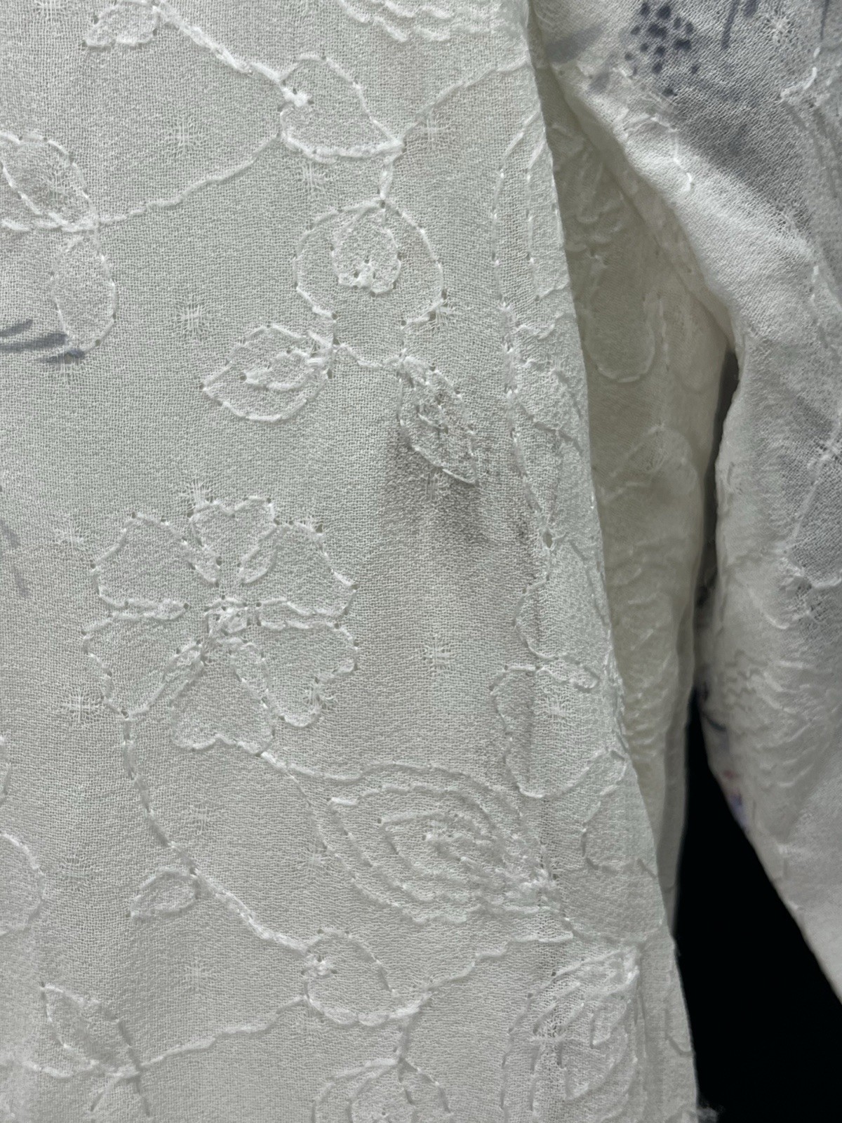 Vtg Femina Nutmeg Floral Butterfly Embroidered Dress Rose Print Cottagecore S/M