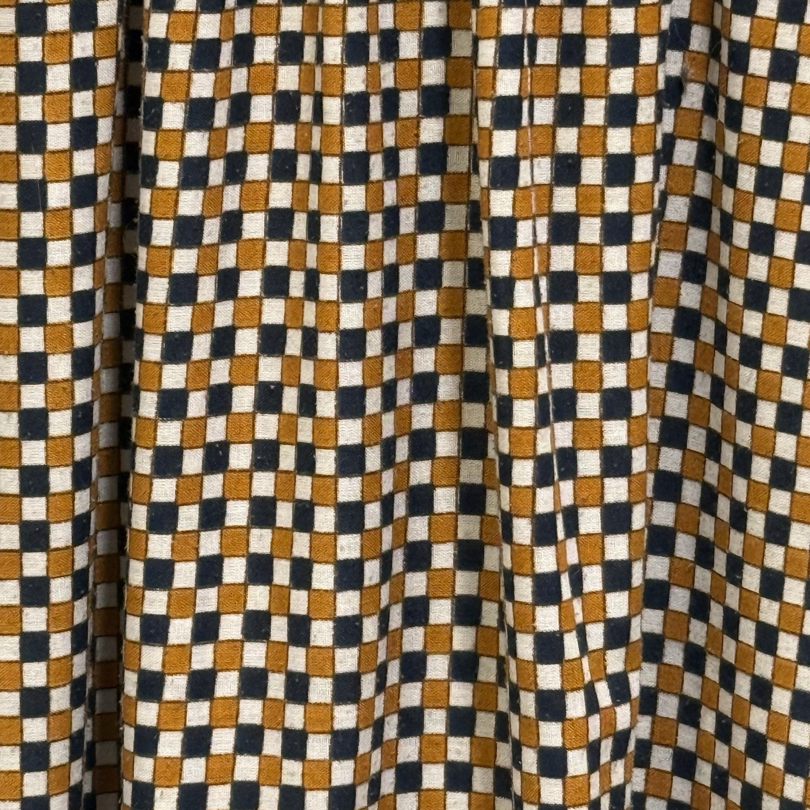 Joseph Magnin Vintage Boho Dress Size 12 Mid-Century Modern Maxi Slit In Back