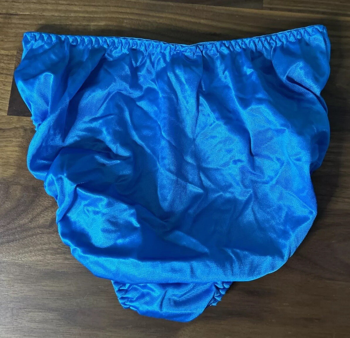 VINTAGE SILKY NYLON BIKINI Panties sz S Second Skin Shape-mate USA Union Made