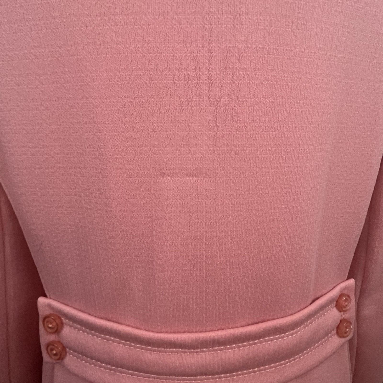 Vintage Bromleigh Women’s Overcoat Pink Full Button Up Size Medium/Large