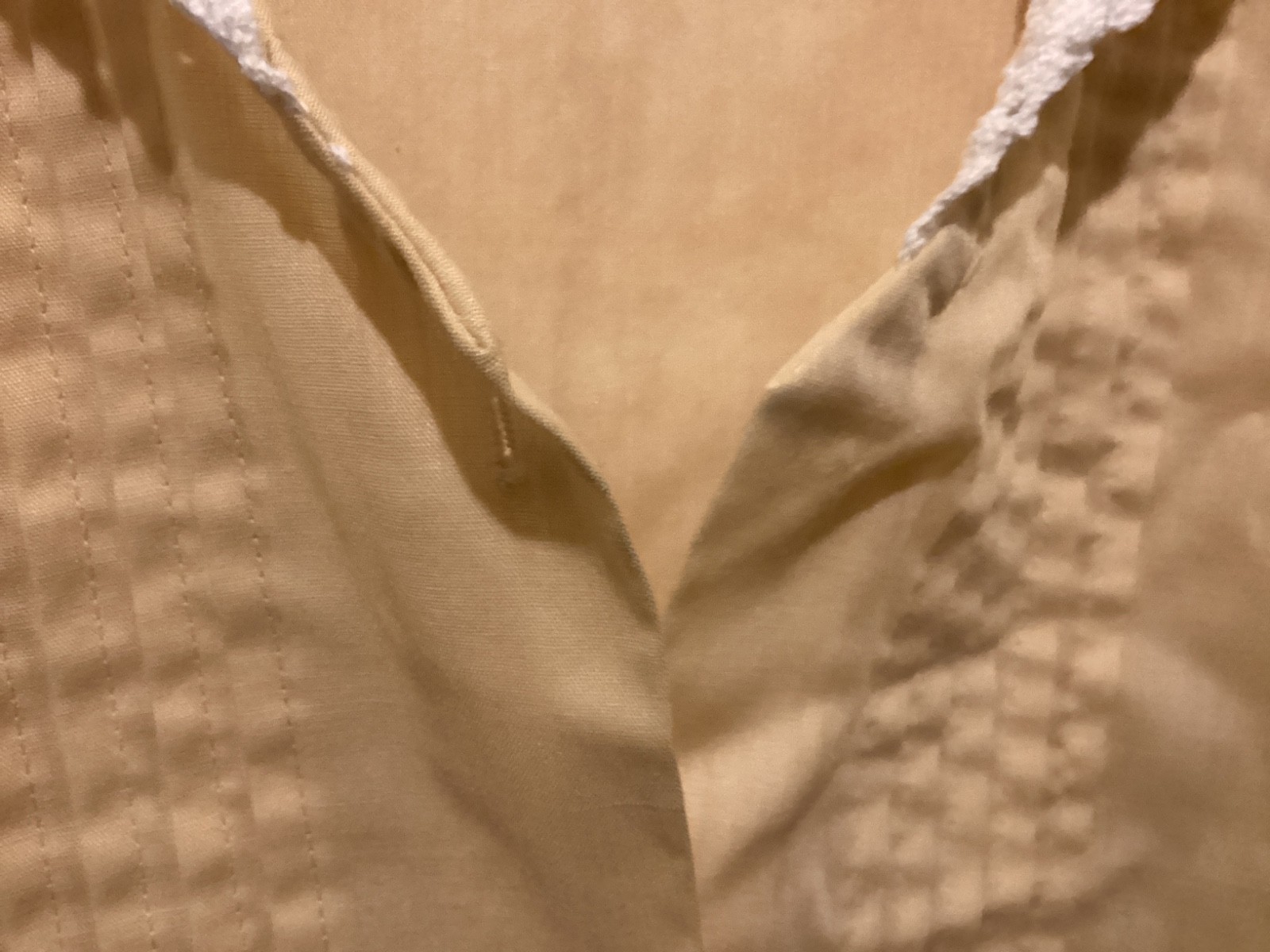 Vtg 80s Handkerchief Collar Blouse Size M Cheryl Tiegs Cream Cottage Core