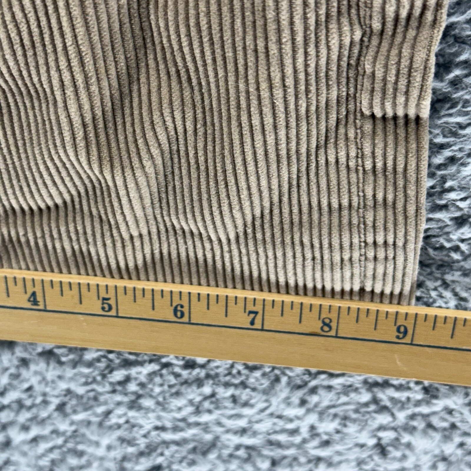 VTG WM F Farah Womens 18 36” Brown Corduroy Chino Pants Straight Fit High Rise