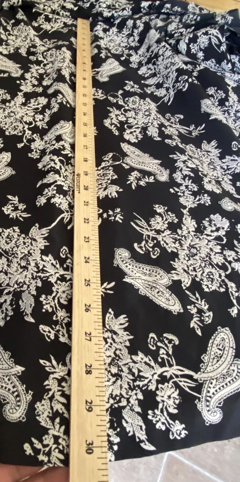 Vtg Carriage Court Dress Womens 10 Black White Floral Grannycore Cottage core