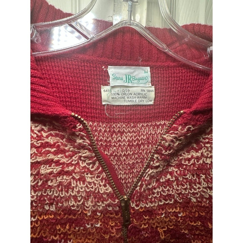 vintage Sears JR Bazaar sweater jacket