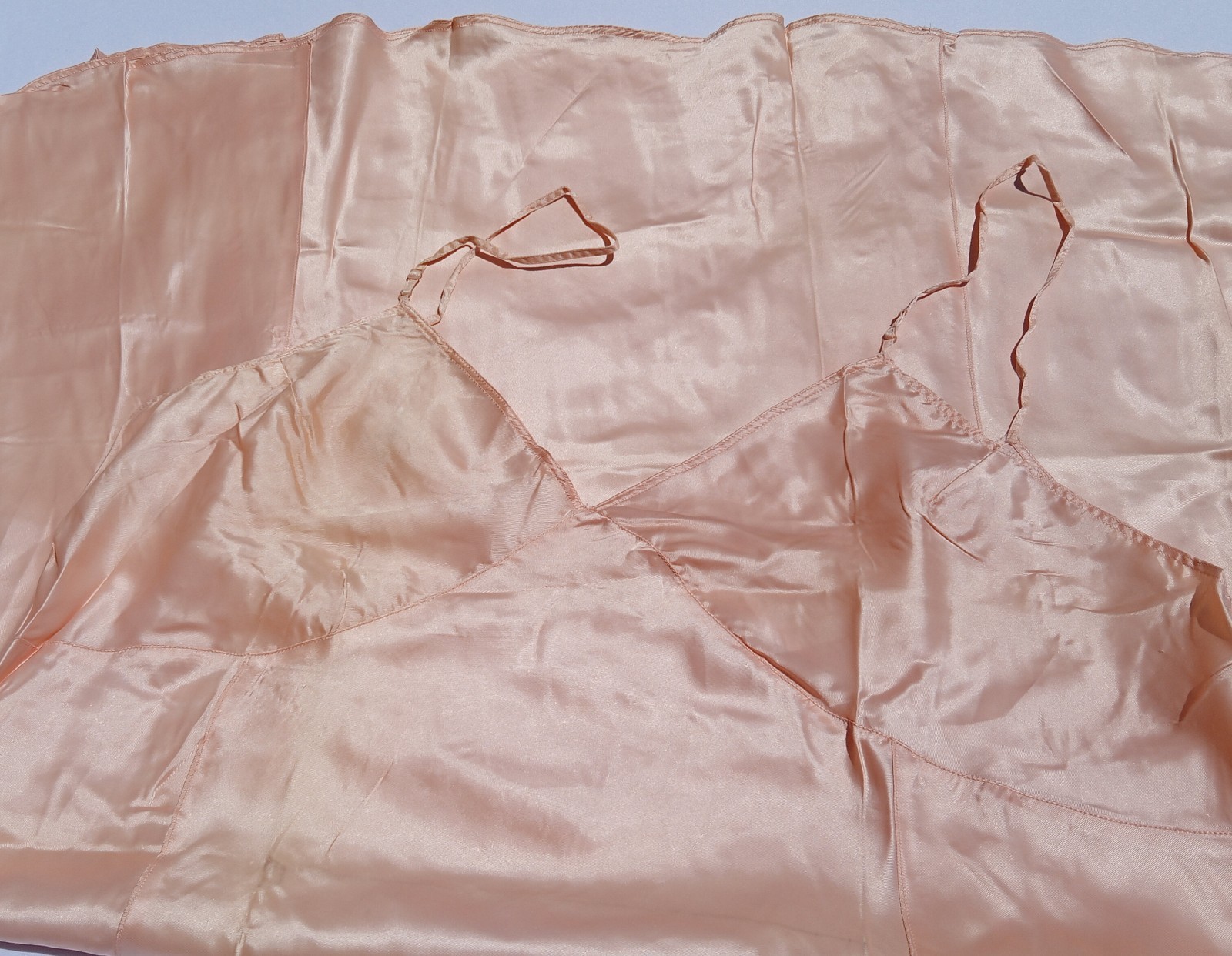 Celanese Rayon Satin 50 Dress Slip (FLAW)
