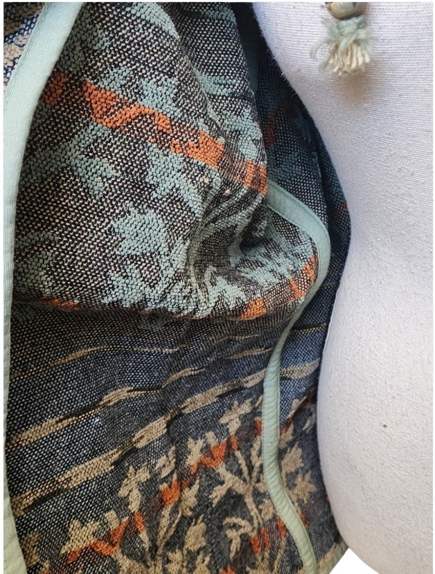 Flashback Vintage Tapestry Jacket Y2K 90’s Size XL Mandarin Collar