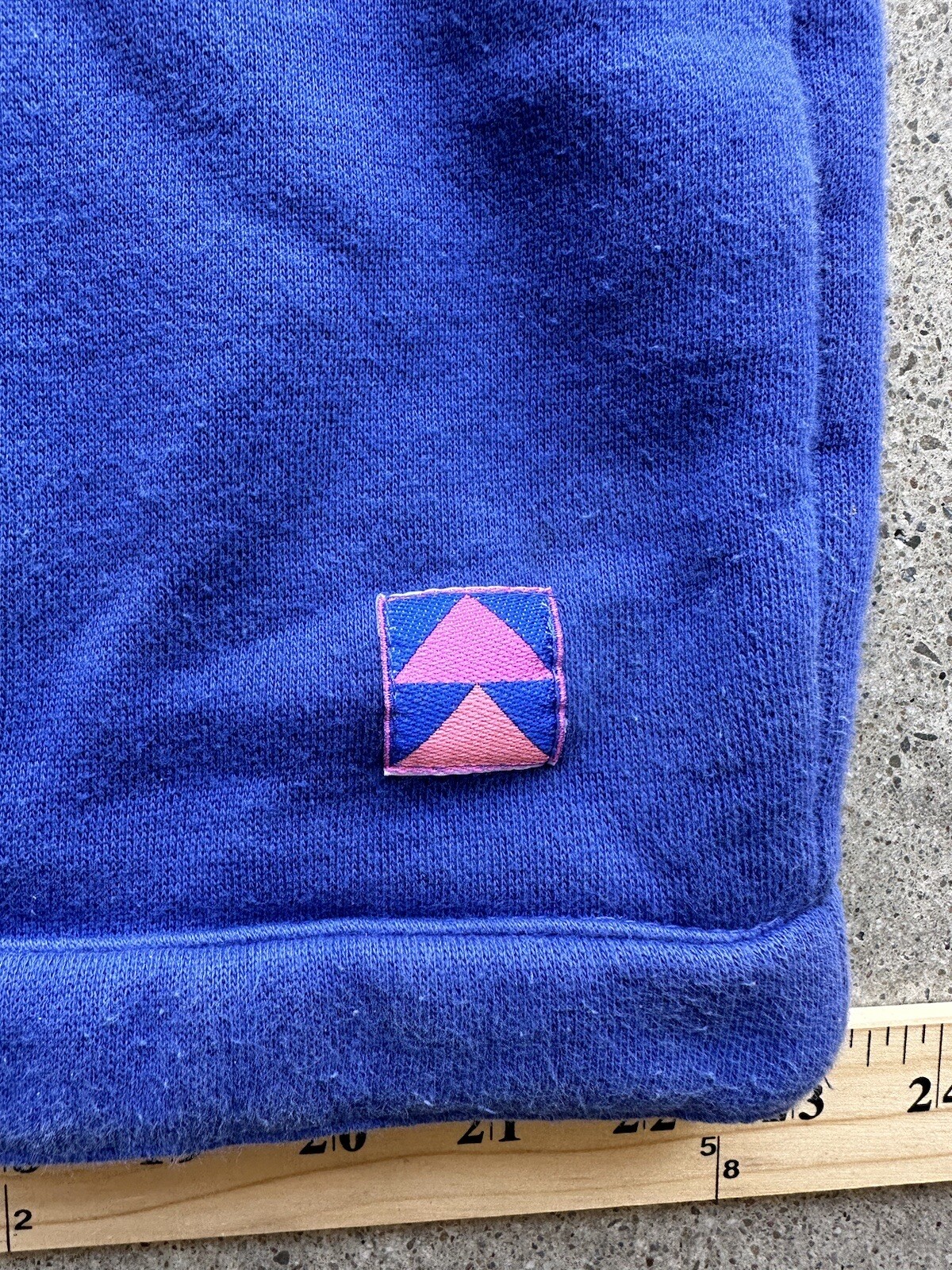 Vintage SSP Segrets Sun Prints Half Zip Blue & Pink Pullover Sweater Size M
