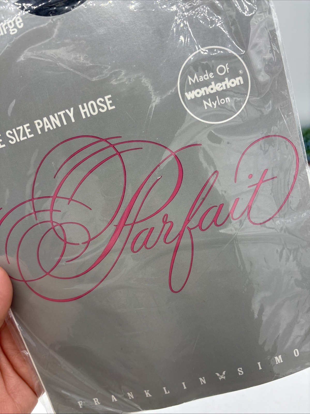 VTG Franklin & Simon Parfait One Size Panty Hose Made Of Wonderlon Nylon