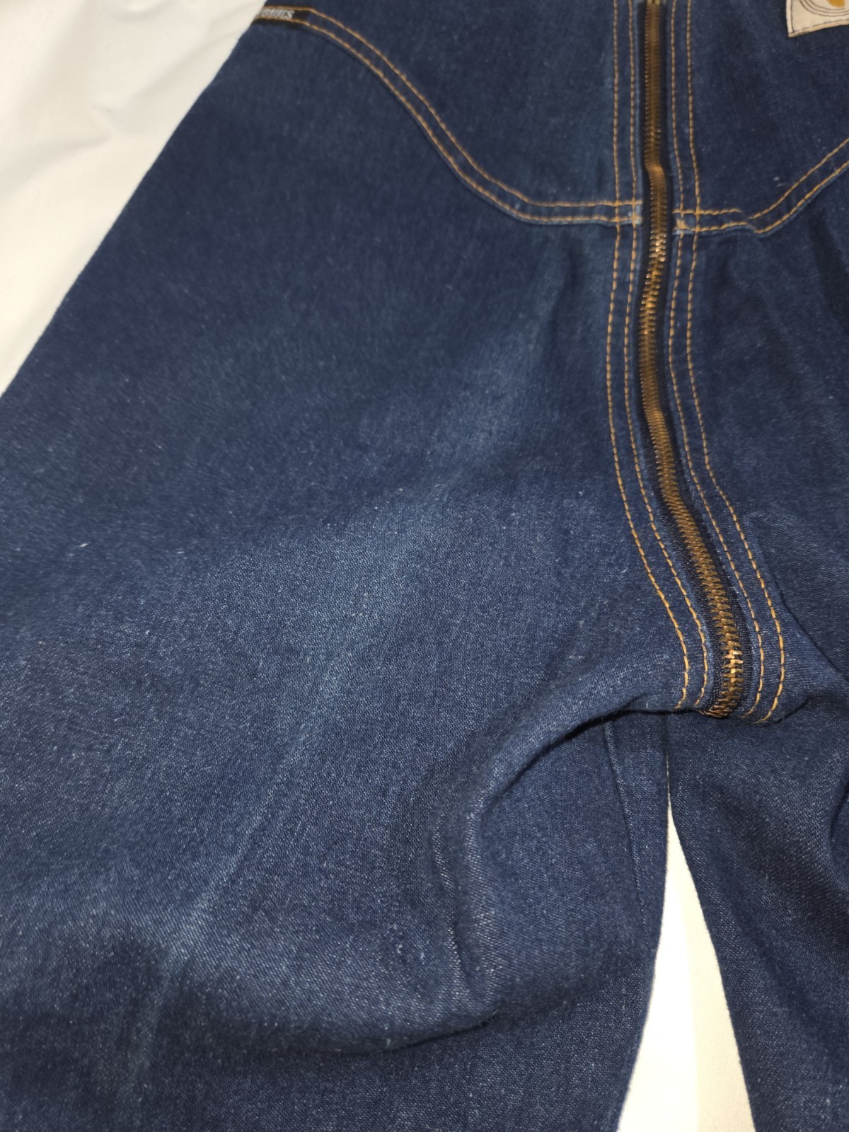 VTG SZ 30 9/10 Rag City Blues LA Zip ALL The Way Around Denim Jeans Style 705