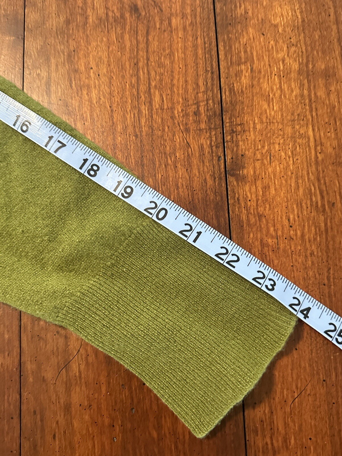 Vintage Amie 100% Cashmere 1/4 Zip Pull Over Sweater Women’s Green Approx Sz 36