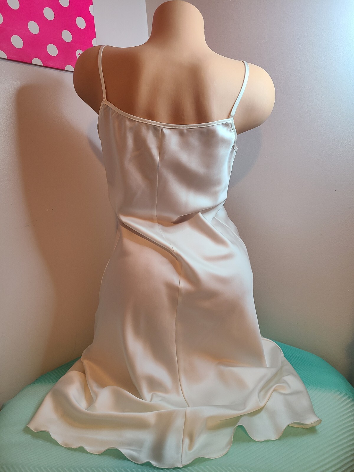 Y2K Armani Collezioni Silk Satin Midi Slip Dress Size 8 (Med)