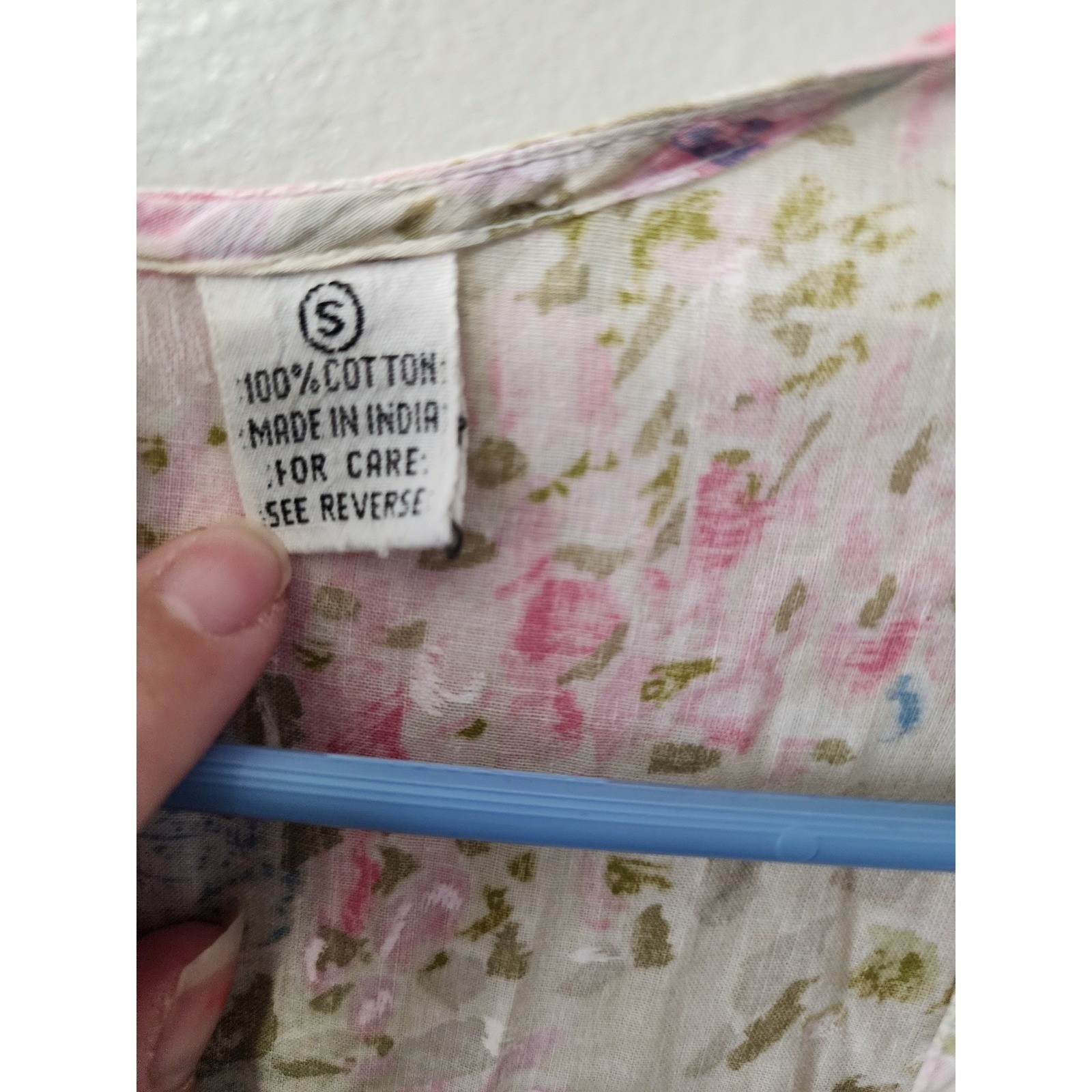 Vintage 80s 90s Phool Dress Size Small Pastel Floral Maxi Dress Square Notch