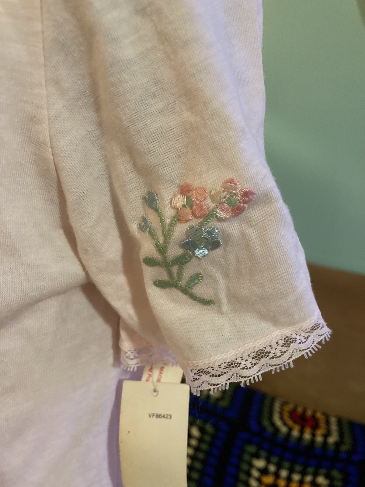 Vintage NOS MCM Vanity Fair Pink Daisy Nightgown & Robe Set Sz. Small/Medium