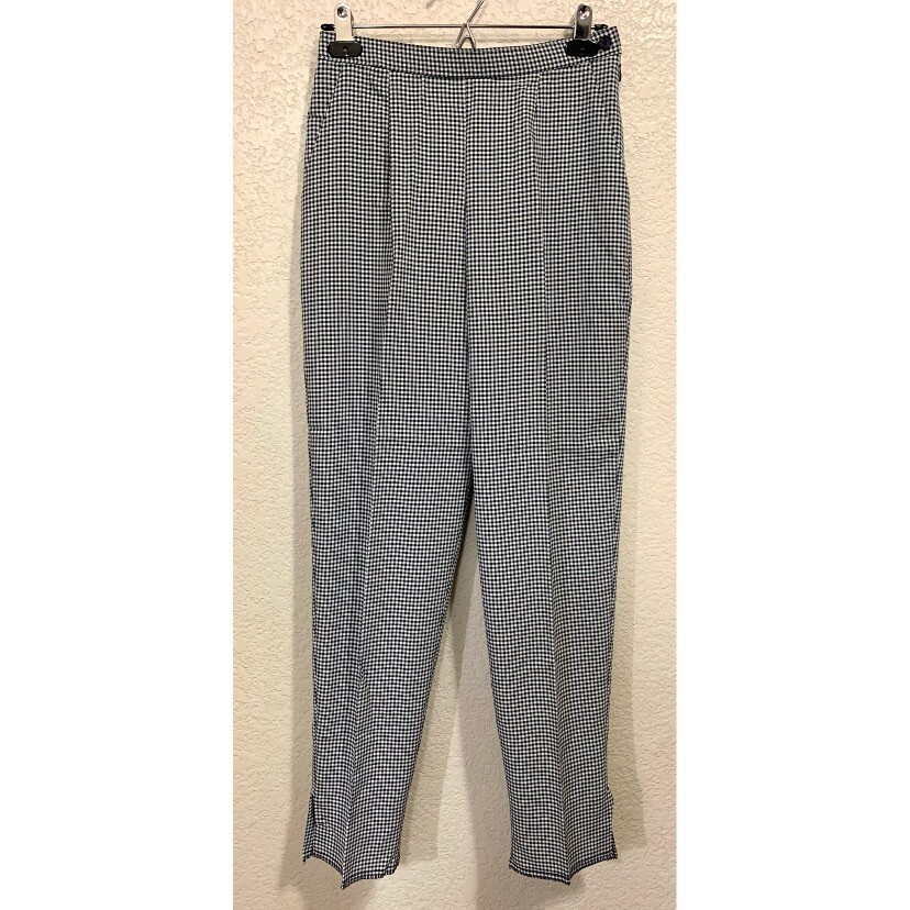 Counterparts Petites Vintage 80s Graham Black/White High Rise Pants Womens 8P