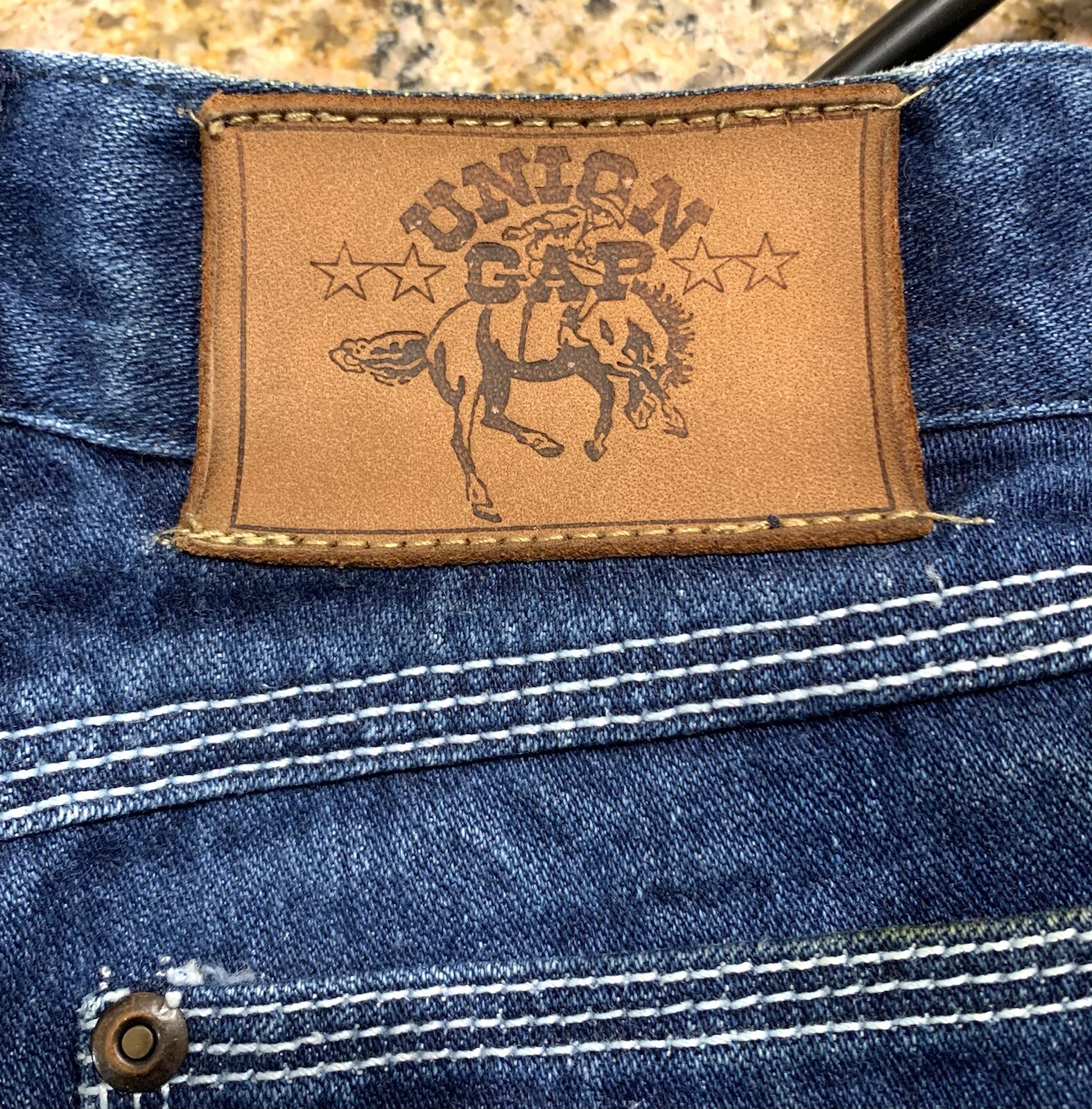 Union Gap Vtg. 70’s High Waist Wide Leg Flare Jeans Sz 25×30.5