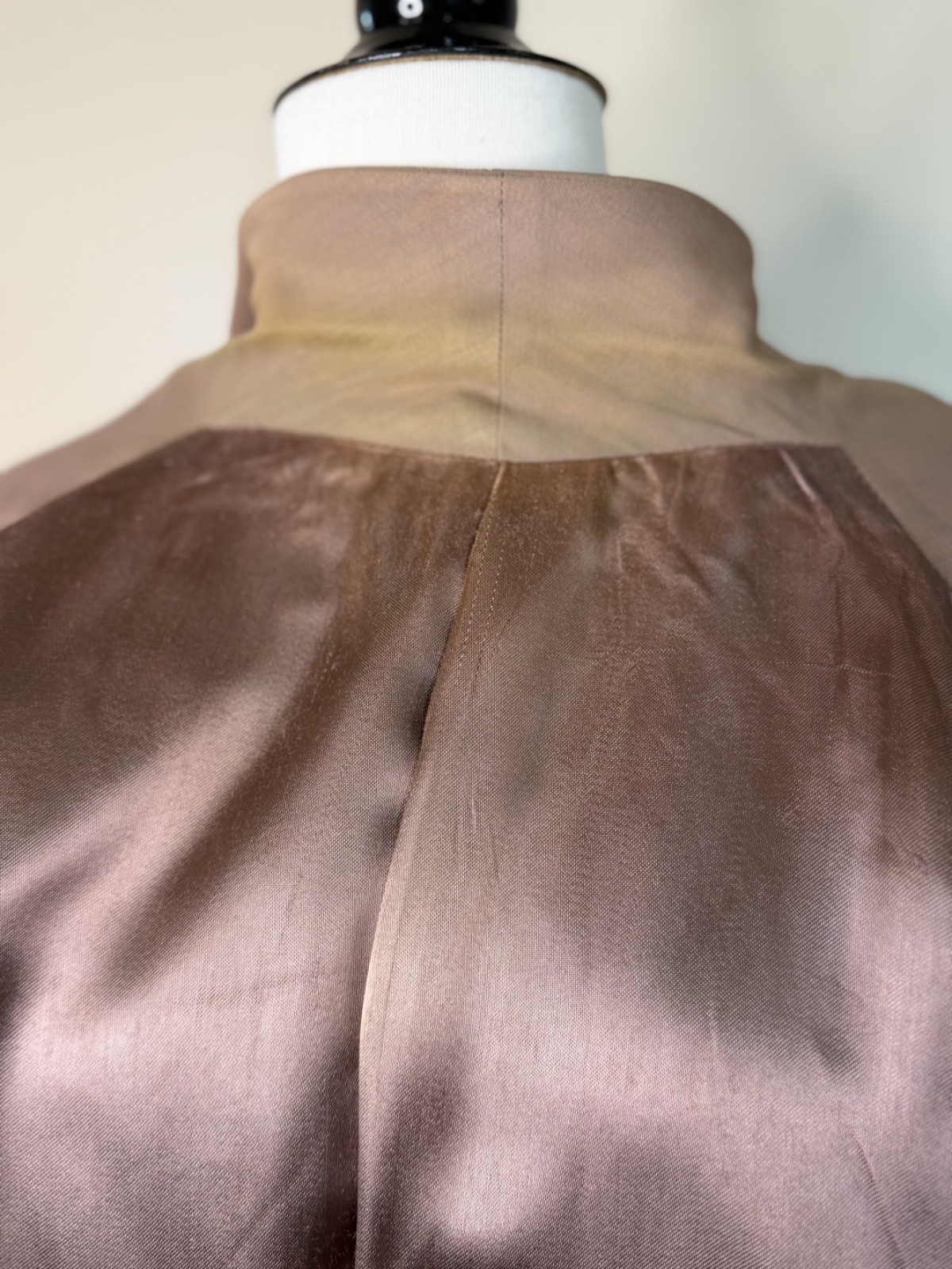 VTG 40s 50s Mauve Gabardine Suit Jacket Blazer Nipped Waist
