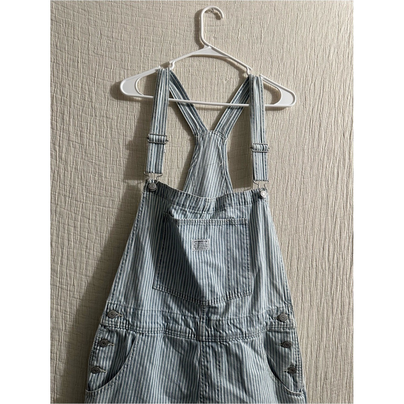 Levi’s Vintage Railroad Stripped Overalls Sz XL