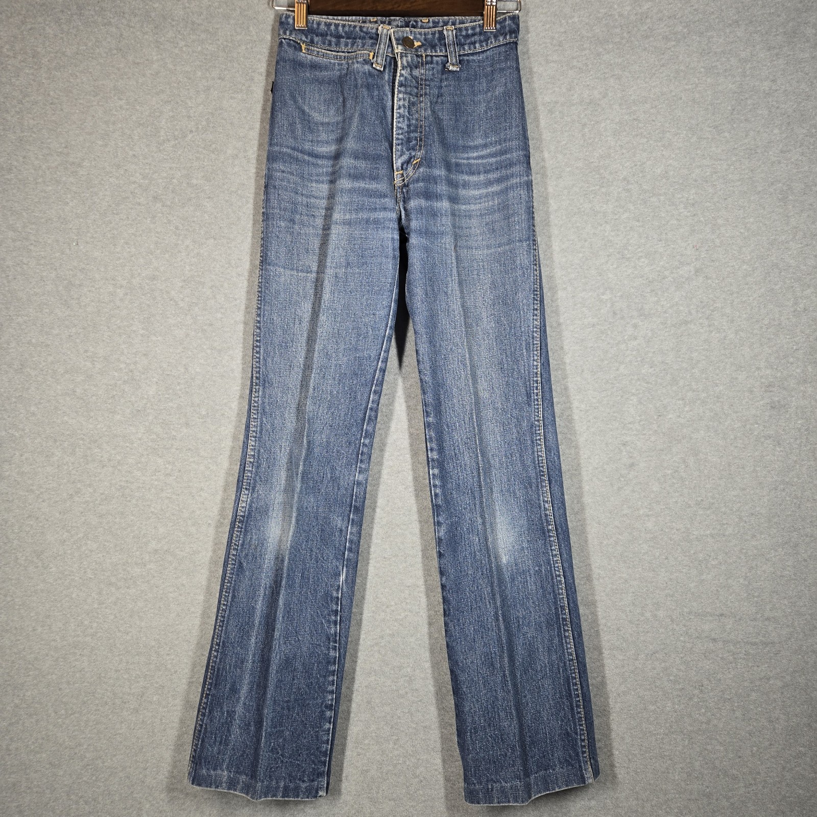 Vintage 80s Sasson Jeans Women Blue Denim Dark Wash Stitched Size 26