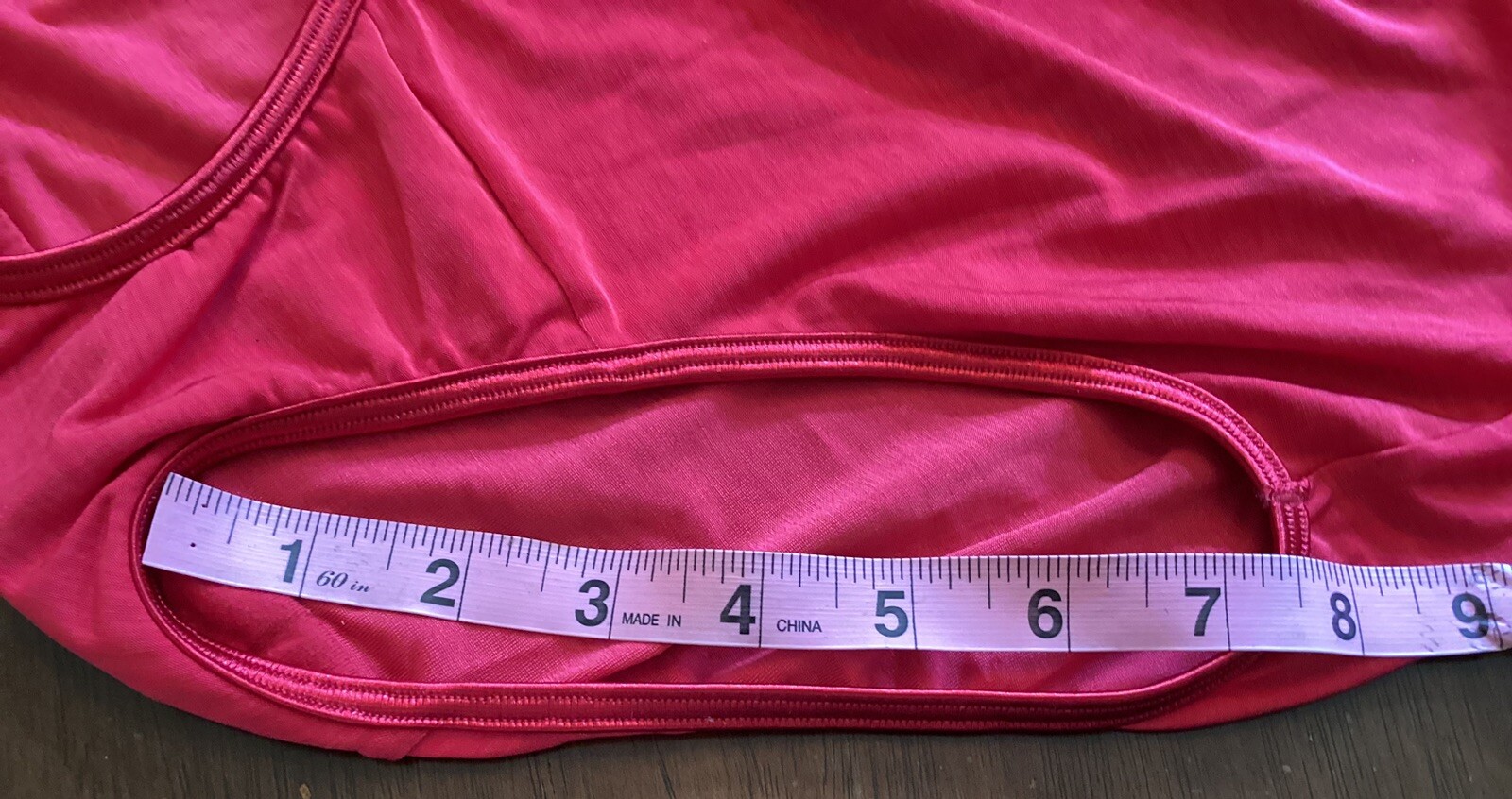 Vanity Fair 13-109 SZ 7 RED VINTAGE NYLON SPANDEX BRIEFS SECOND SKIN SHINY TRIM