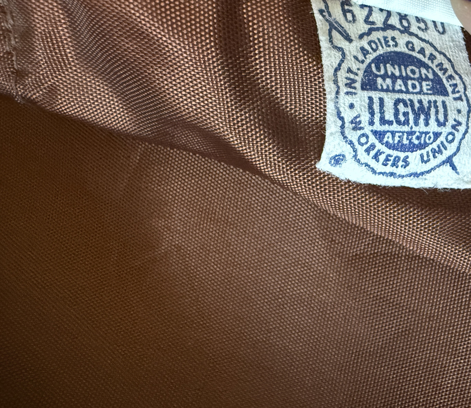 Vintage ILGWU INT LADIES GARMENT WORKERS UNION – Women’s Leather Vest – Small