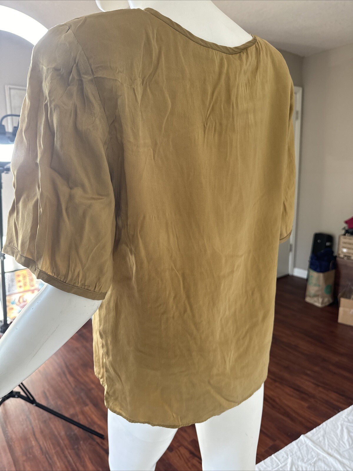 Mr. Jax 100% Silk Top Vintage Size 6