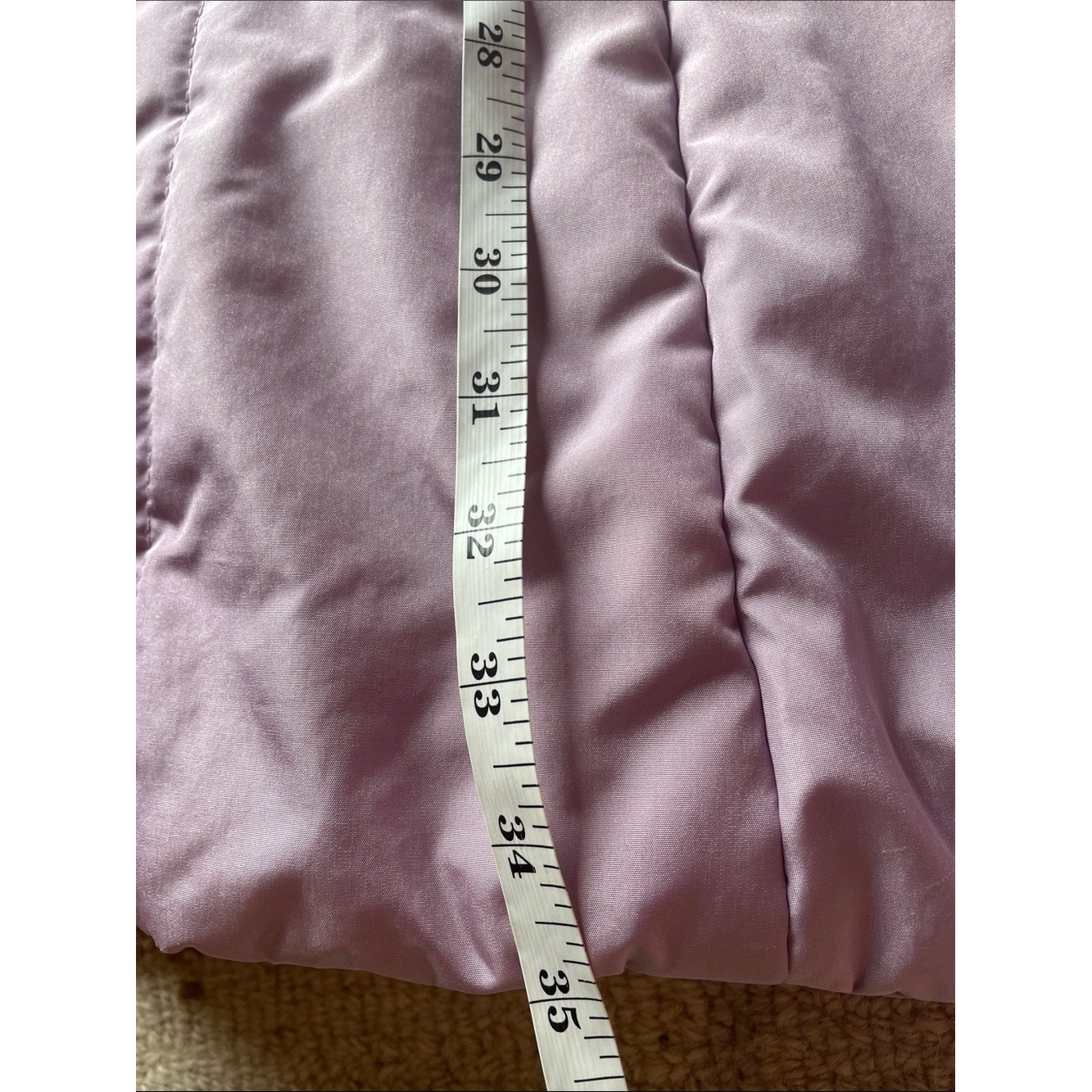 VTG 80s Rothschild Lavender Puffer Coat Asymmetric Colorblock Leg-O-Mutton
