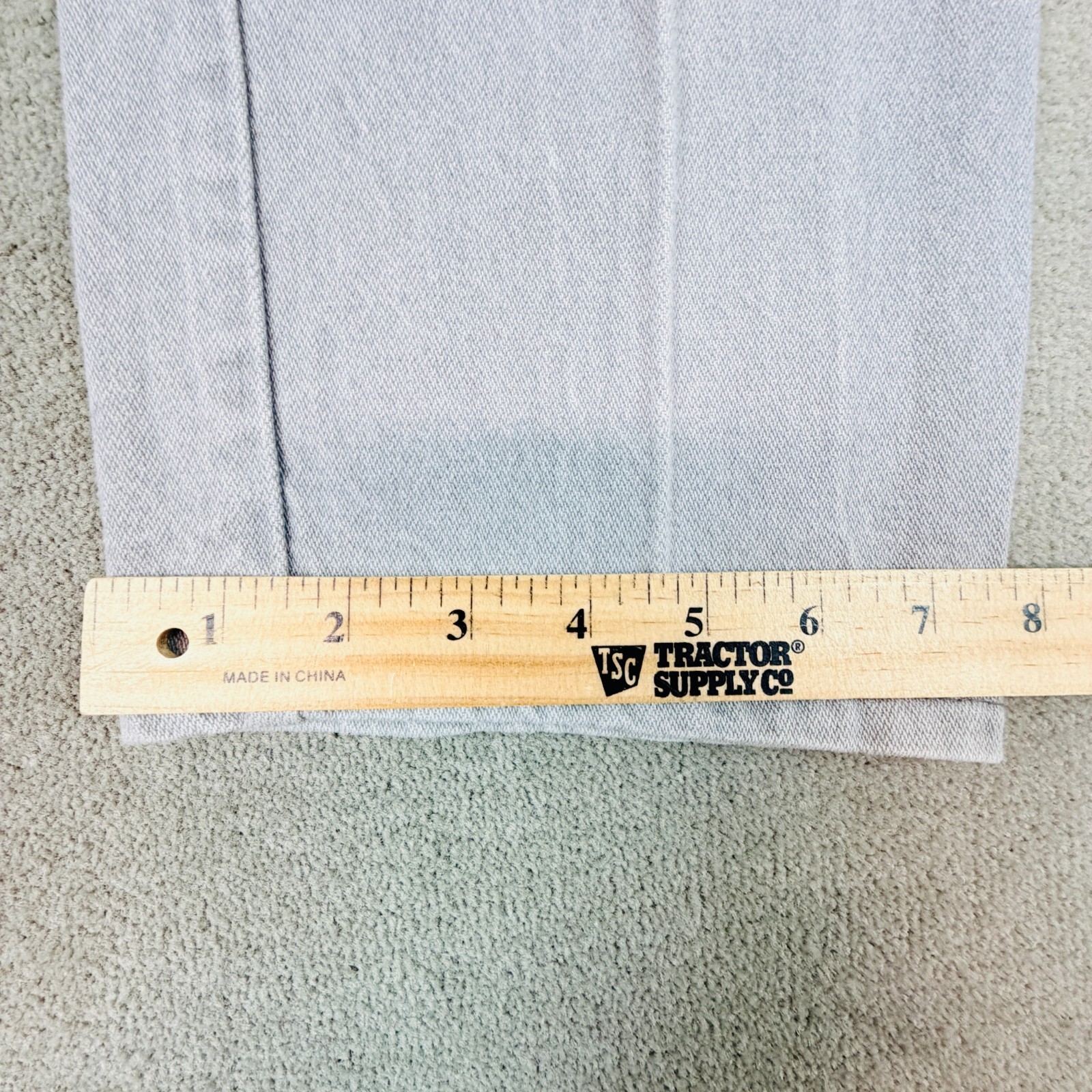 Vtg Wrangler Jeans Womens Sz 11 (W30 L34) Gray Faded Denim High Waist Bootcut 90