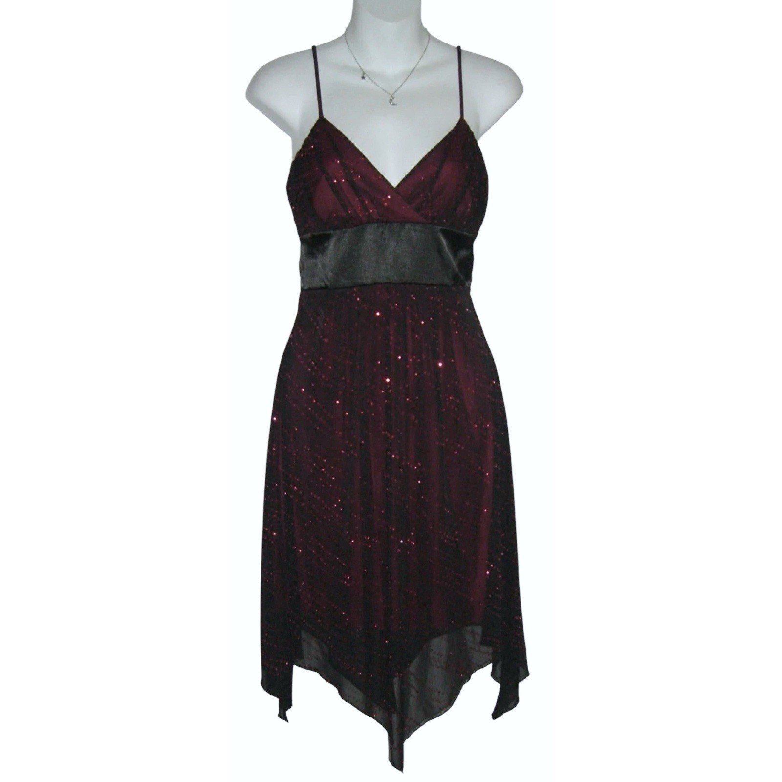 Taboo Dress Vintage 90’s Black Red Mesh Glitter Fairy Goth Whimsigoth y2k Witchy