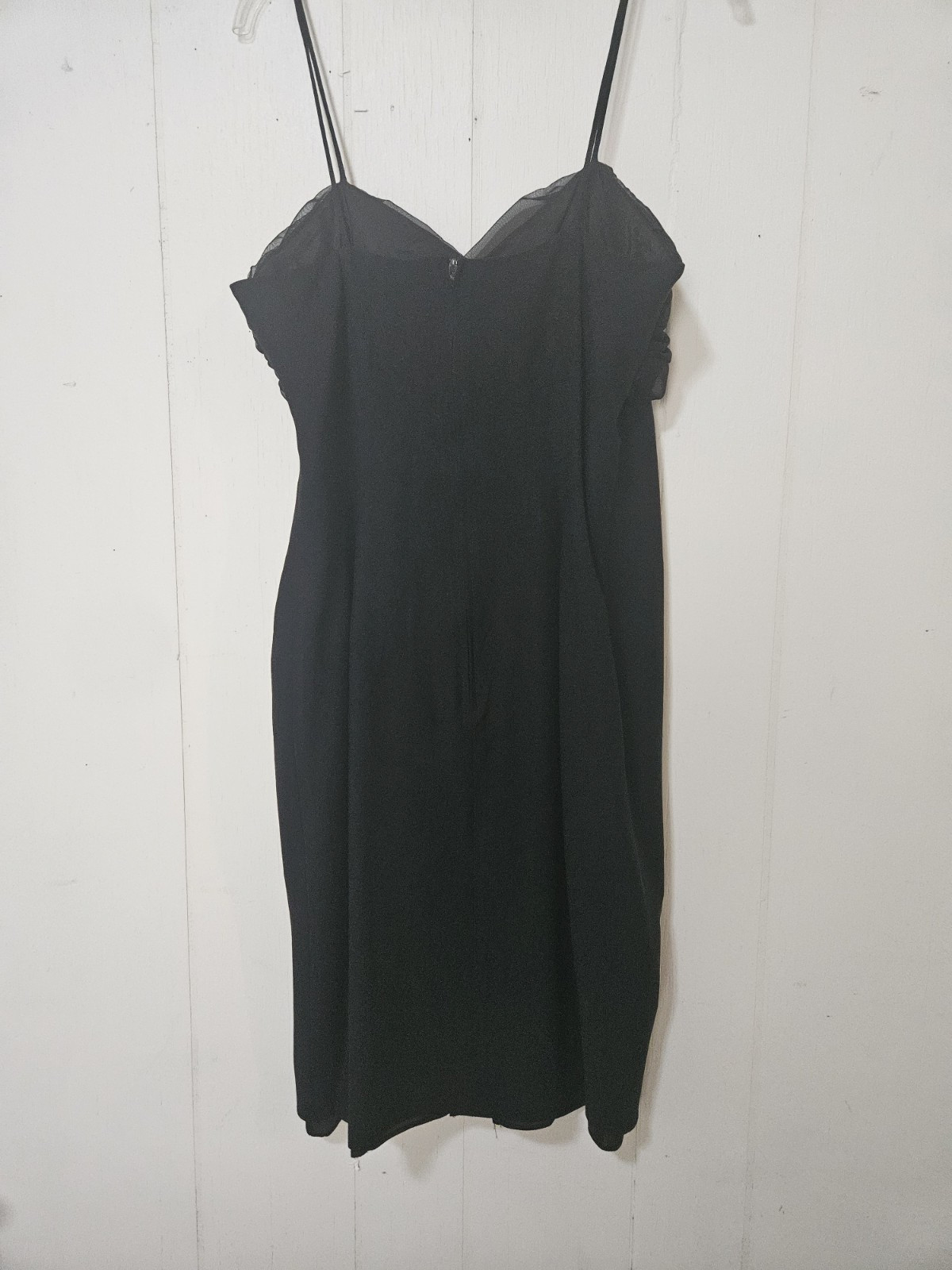 Vtg 80s Kathryn Conover NY Spaghetti Strap Classic 'Little Black Dress’ Sz 10