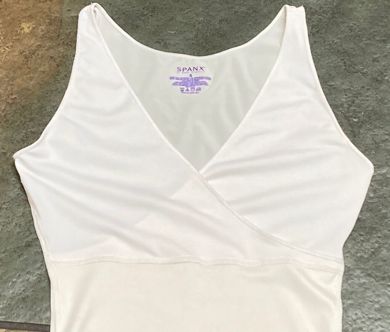 Spanx Small Ivory Shaping Tank Cami Longer Length #285