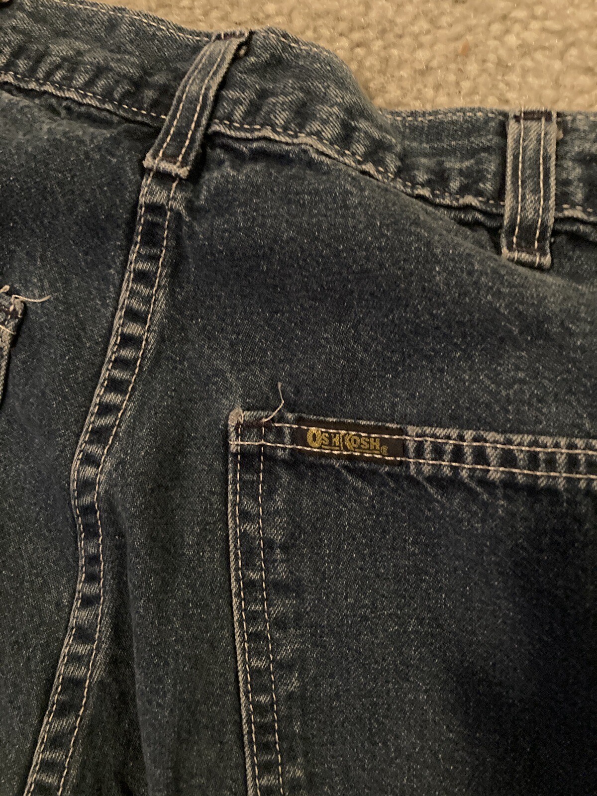 OSHKOSH * Vintage 90’s High-Waist Carpenter Jeans * Punk Grunge * 28 x 31