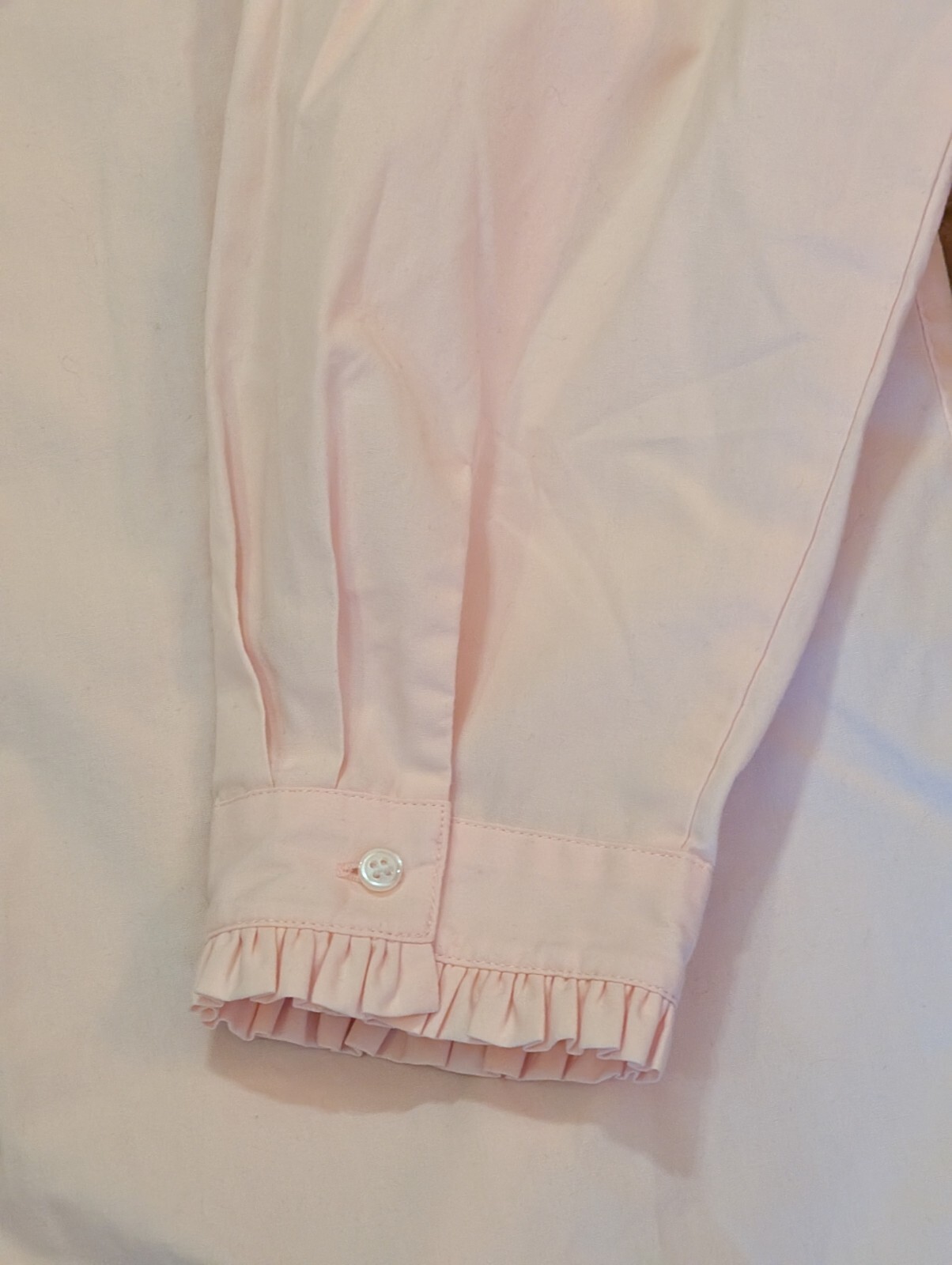 Vintage Appleseed’s Pink Tuxedo Secretary Blouse Romantic & Classic Preppy Sz 18