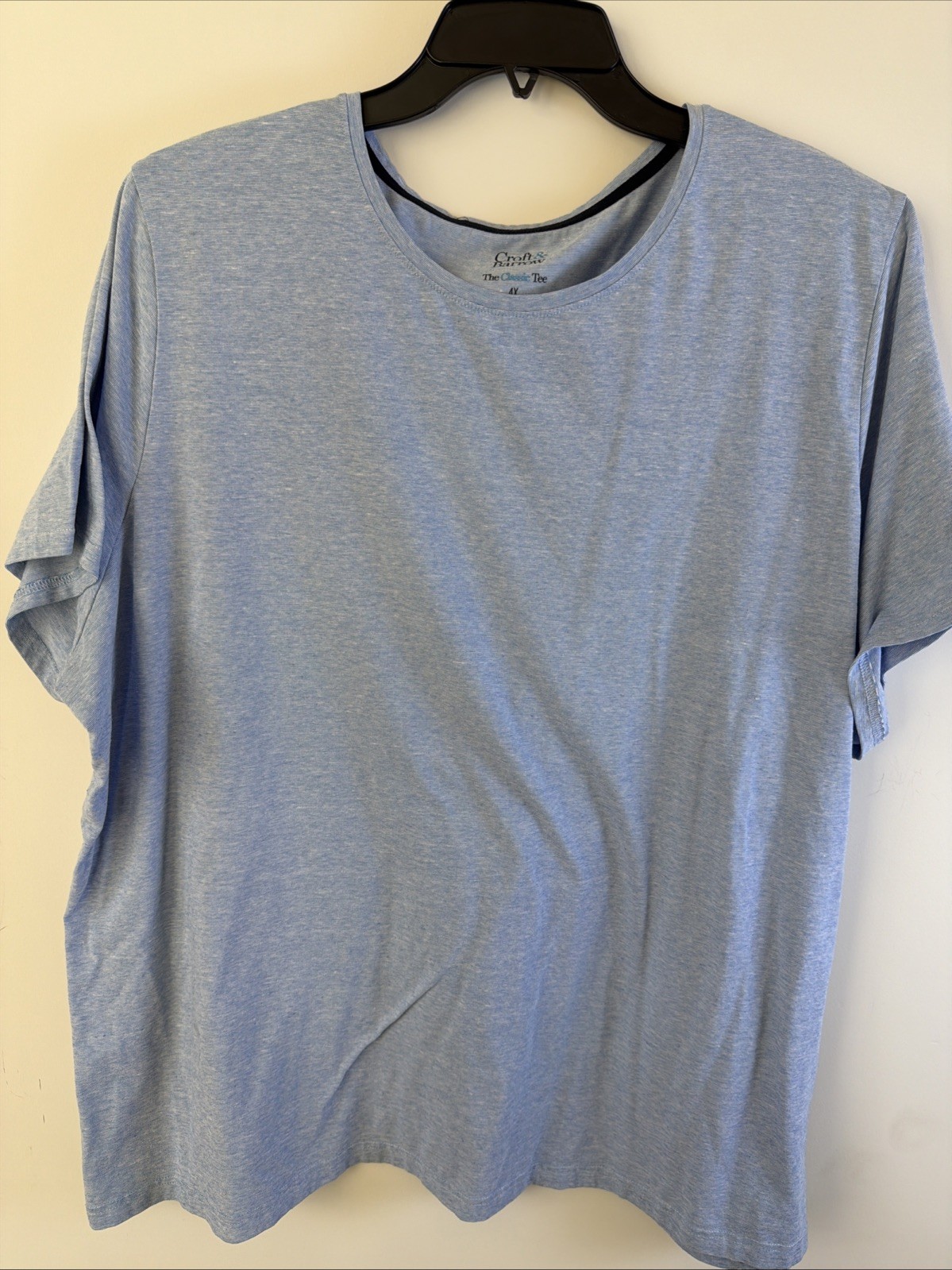 2 large shirts 4X St. John’s /croft & Barrow blue and pink
