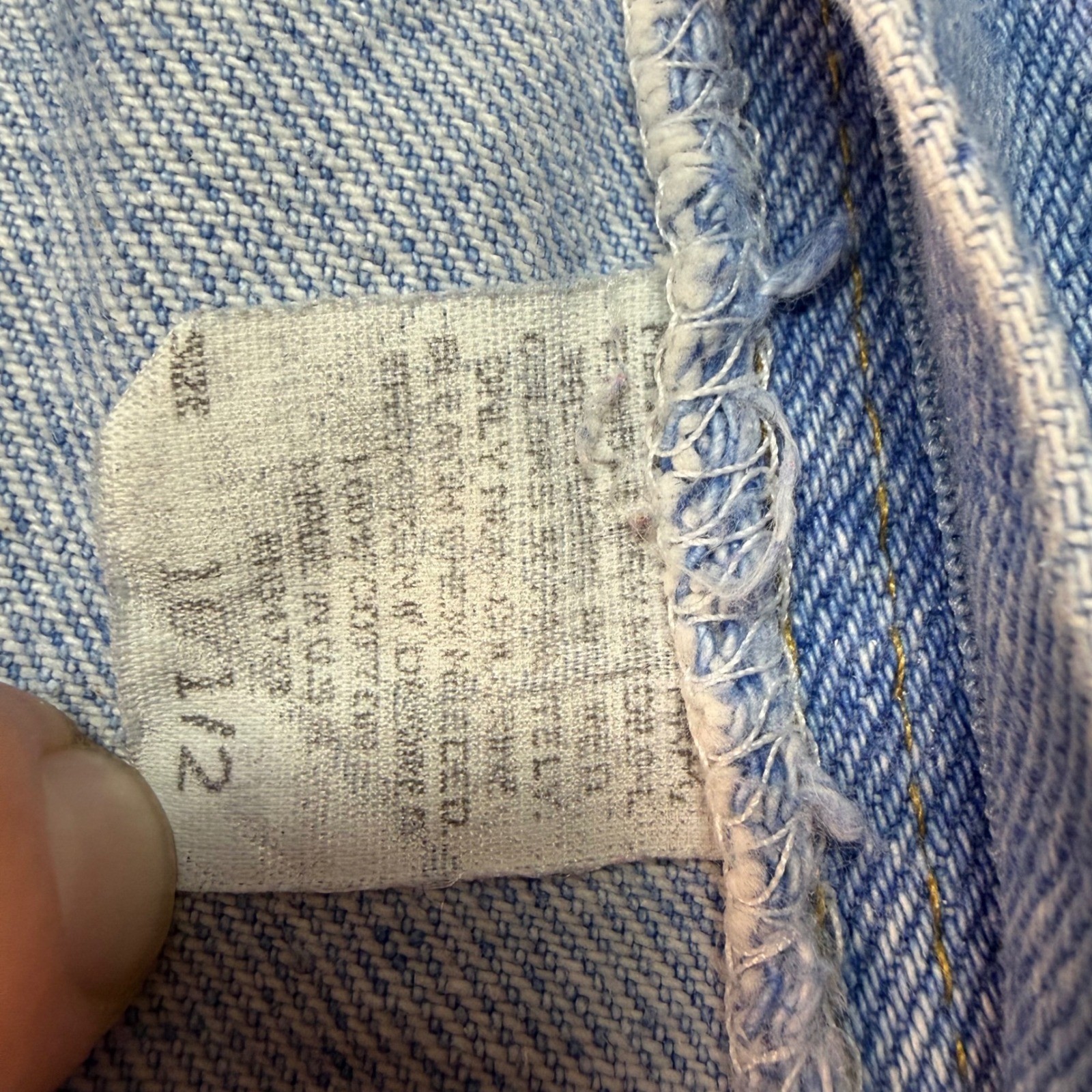 Vintage Lee Riders High Waisted Tapered Leg Jeans Light Wash Made in USA 28×29