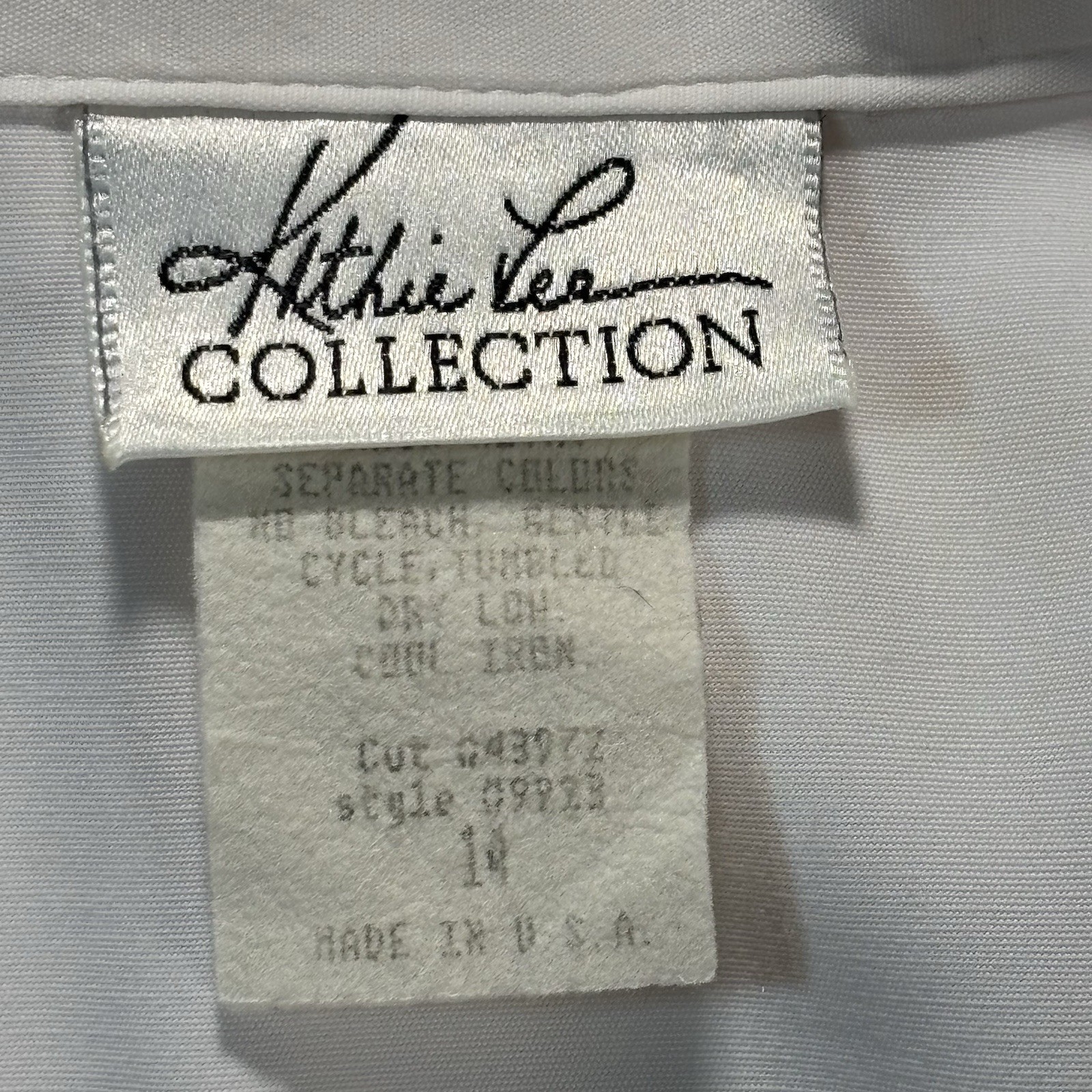 Vintage Kathie Lee Nautical Blouse | Rope Anchor Gold Button Coastal | 14