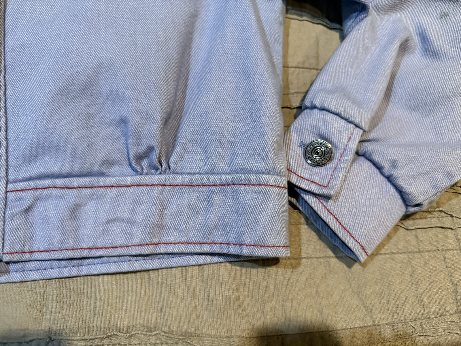 Women’s OOAK Vtg 70s TOMBOY OF CALIFORNIA Denim Jacket Flare Jeans Size S/M