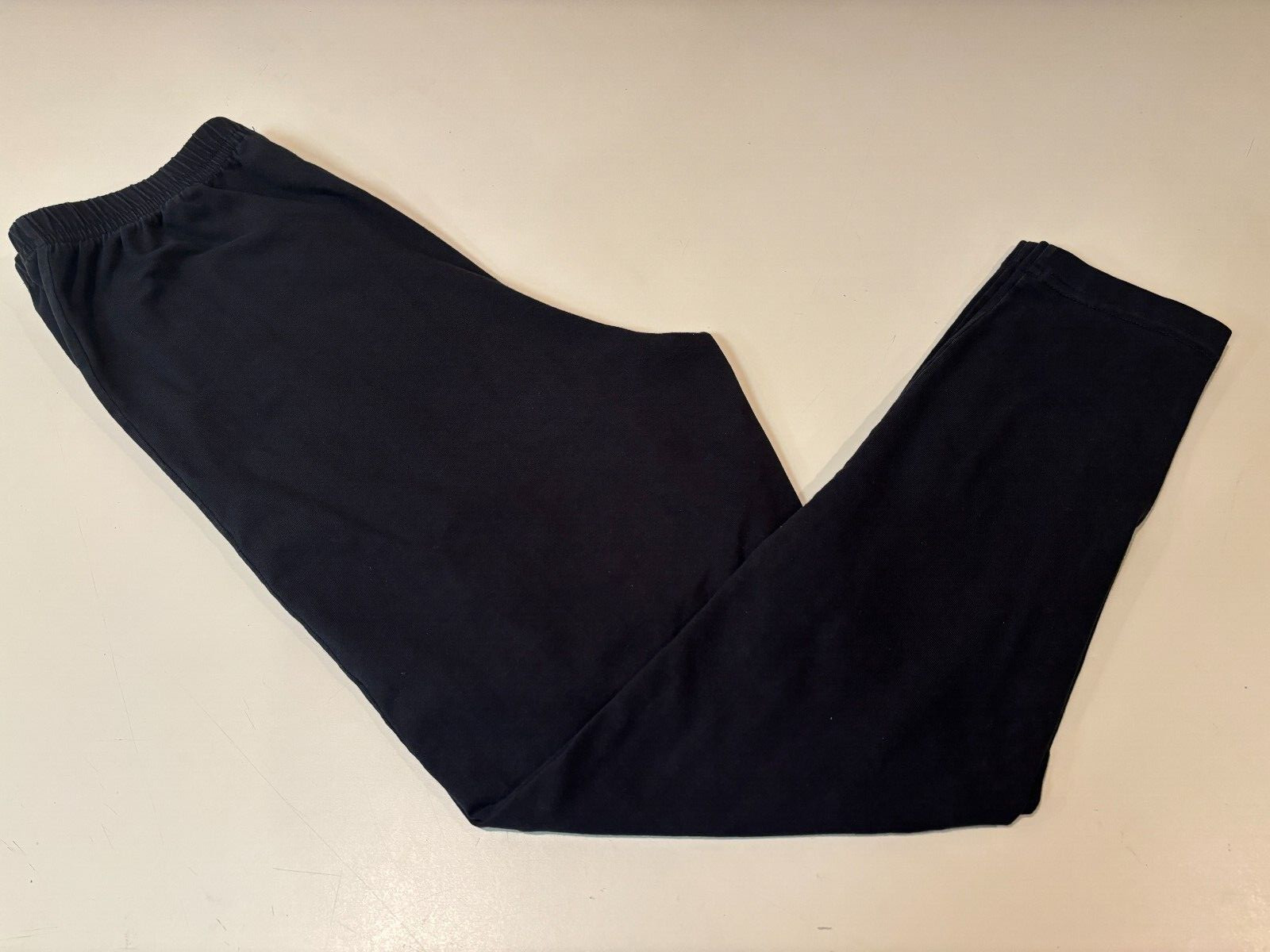 1990’s Vintage Units Women’s Black Cotton and Lycra Spandex Skinny Pants – M