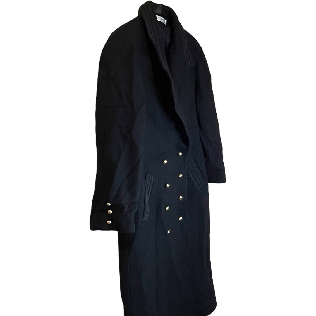 VTG DONNY BROOK Black Wool Trench Coat