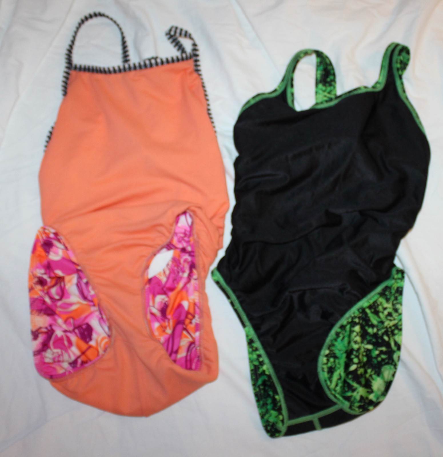 Vintage swimsuit bathing suit lot 80- 90s 1 piece maillot 10 items clearance