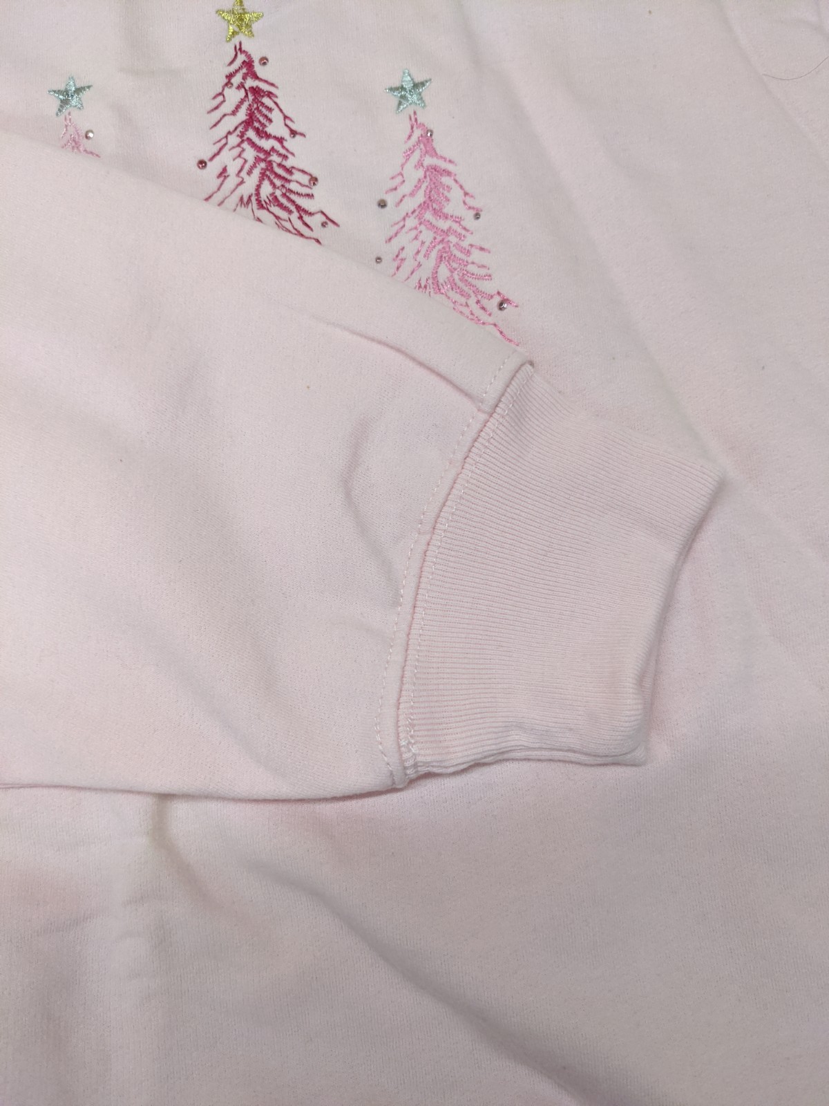 Vintage MC Sportswear Pink Christmas Holiday Crewneck Sweatshirt Women’s Sz XL