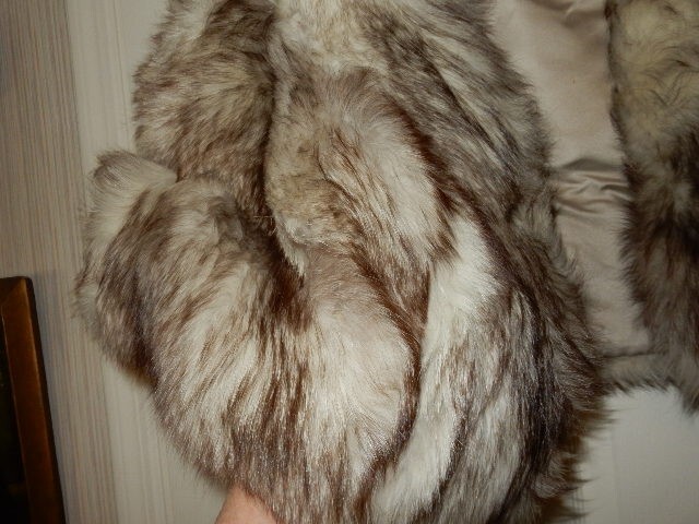 Vintage Saga Norwegian Blue Fox Cape/Stole