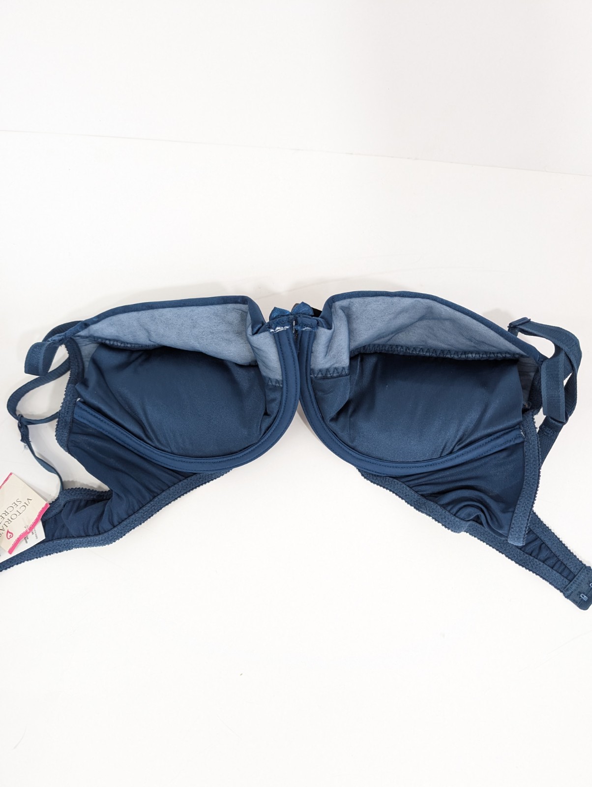 Victoria’s Secret Vintage Miracle Second Skin Satin Bra 38C Women NEW 90s silky