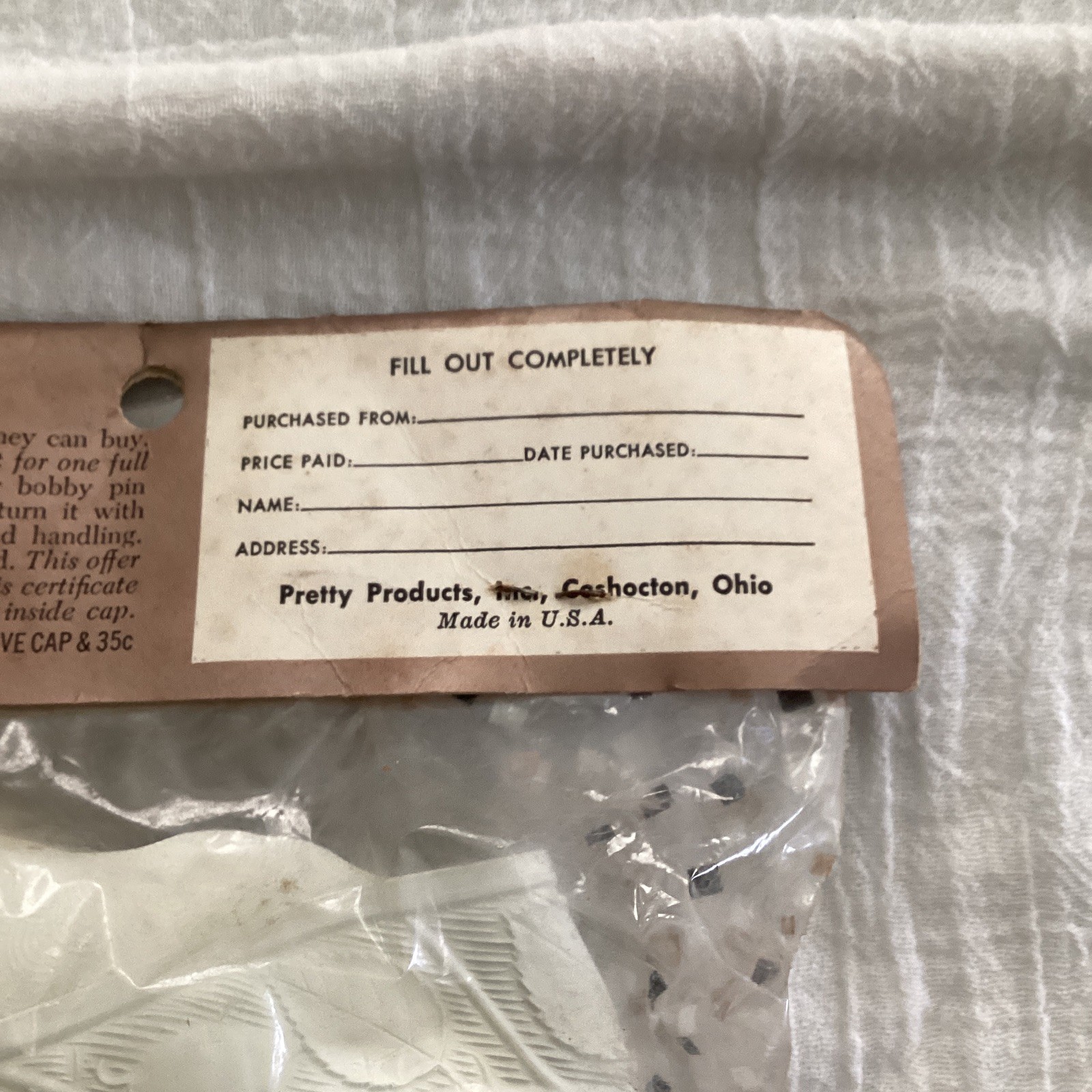 Vintage Sea Siren Mermaid Swim Cap Pretty Products Inc. Ohio In Package 1950’s