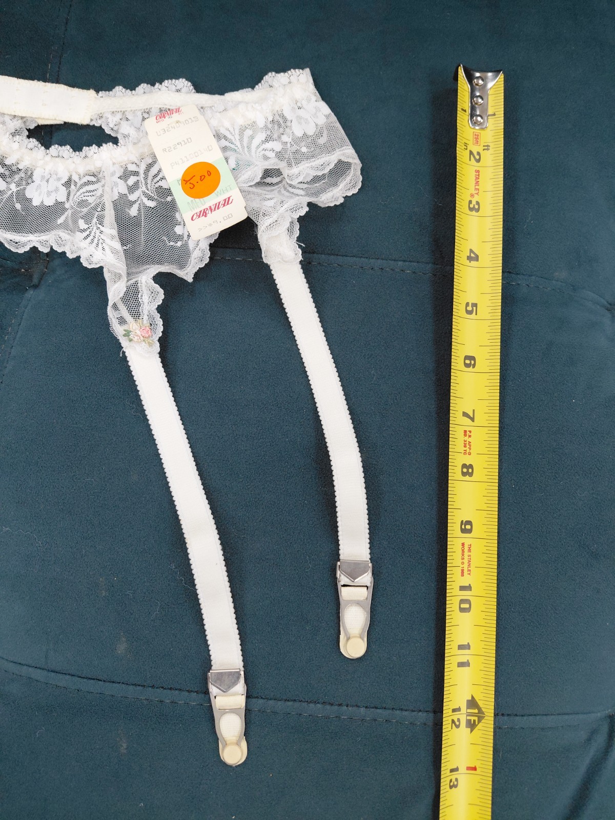 Vintage Fancy Carnival Garterbelt Sizes Medium And Small
