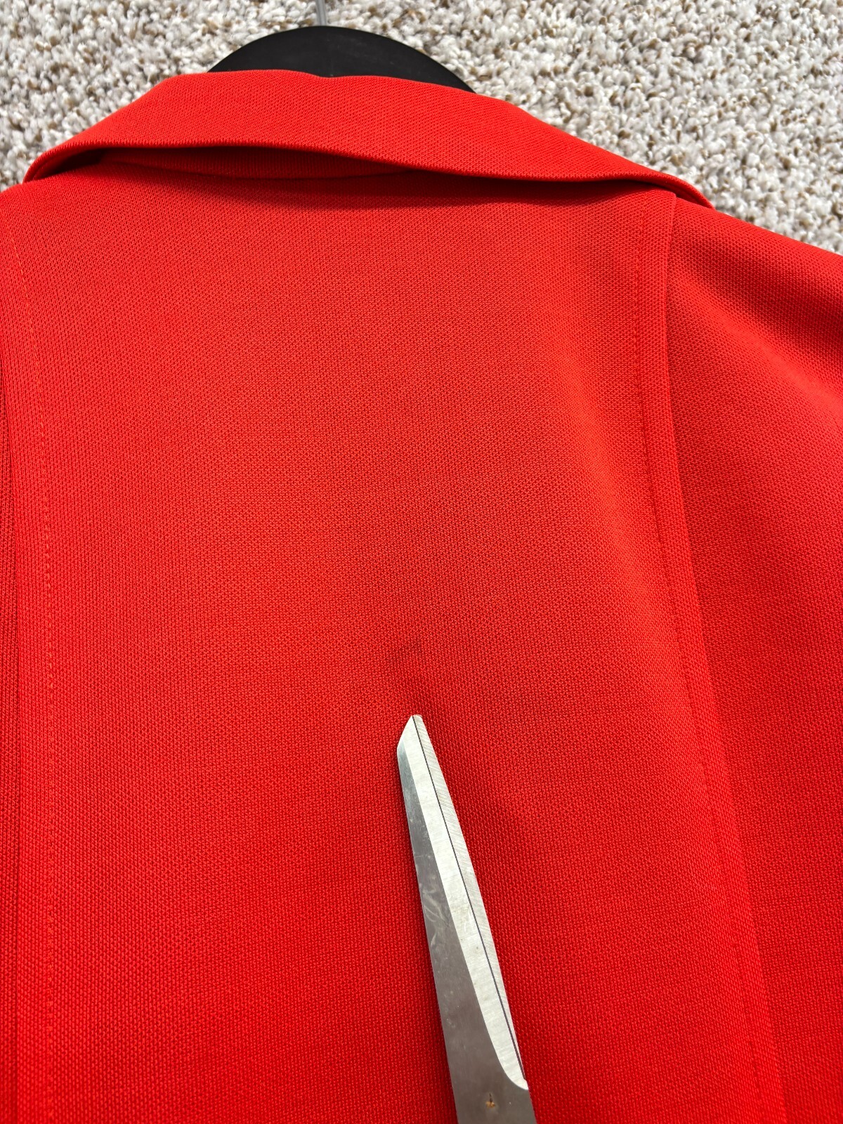 Muoti Herrala Oy Red Vintage Dress 1/2 Button Down Long Sleeve Women’s Size 36