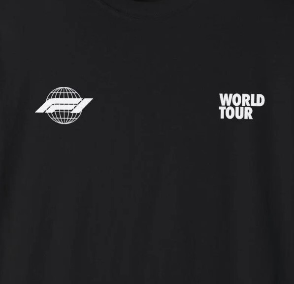 Formula 1 „F1 World Tour” Vintage Style Unisex T-shirt