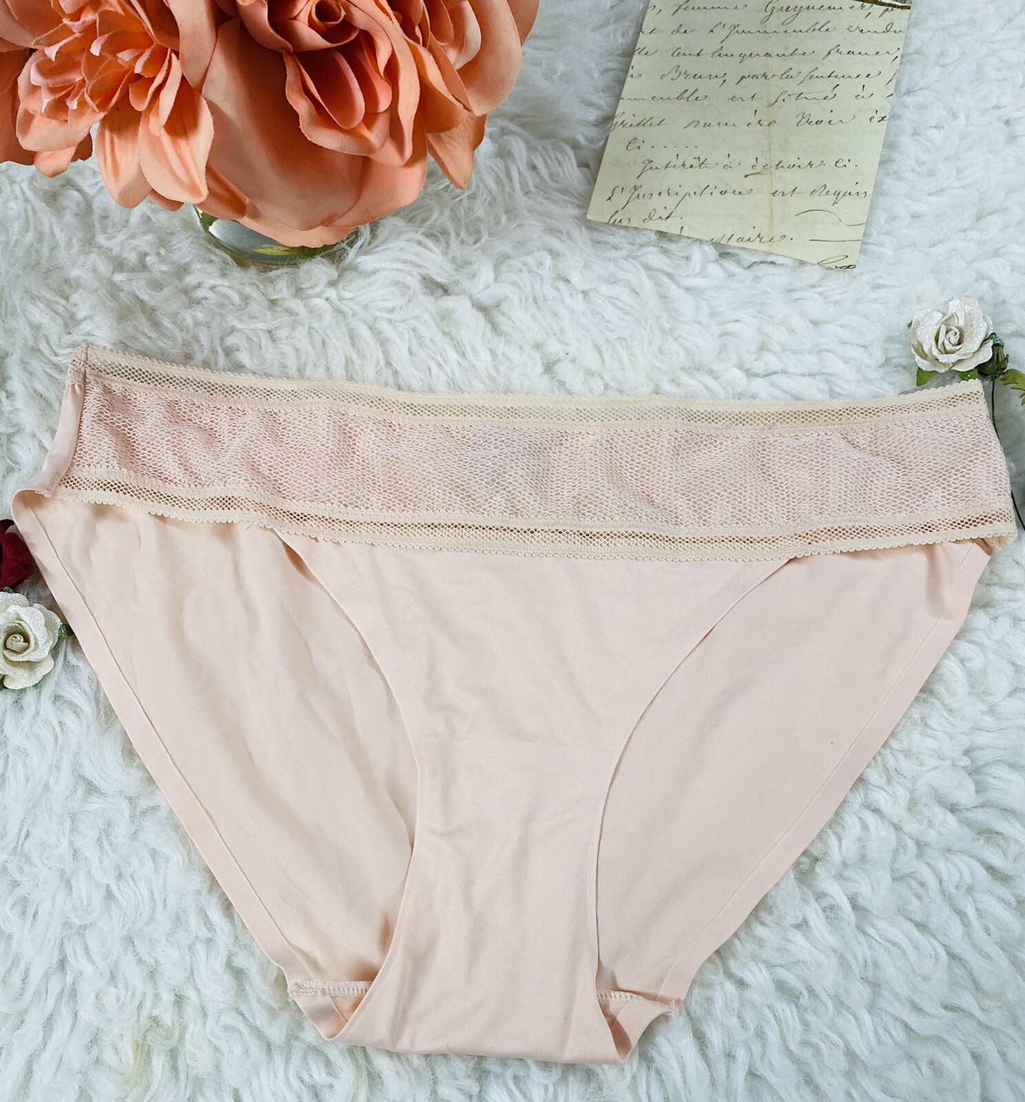 NWOT Women’s RAMPAGE Intimates Panty Size X-Large Beige High Underware
