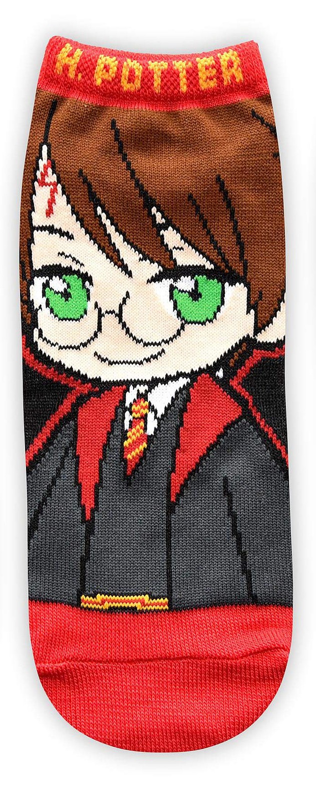 Harry Potter Anime Character Art Juniors/Womens 5 Pack Ankle Socks 4-10, Multi