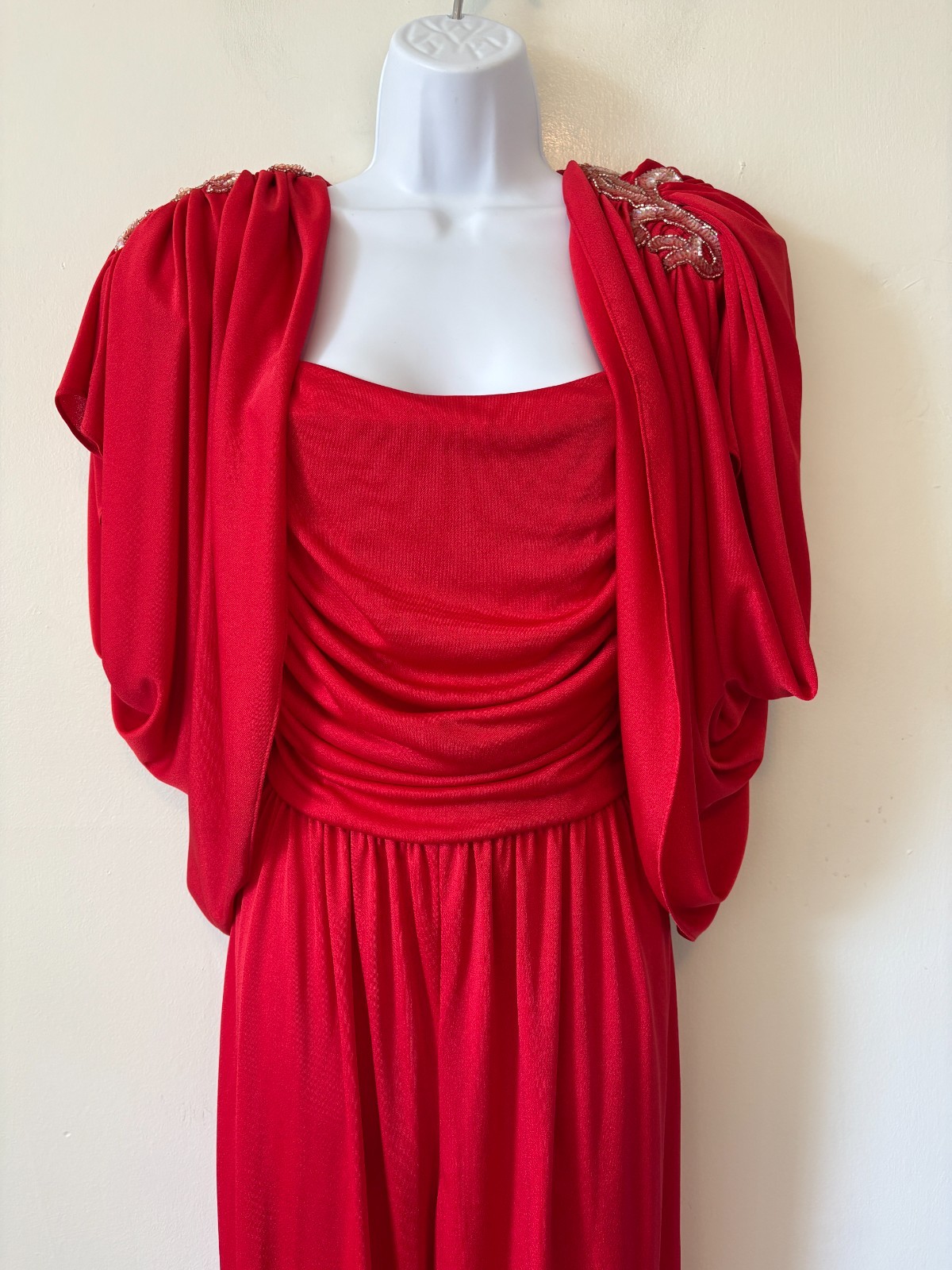 Vintage Night Visionz California 3pc Red Jumpsuit Jacket Purse Size 9/10 Small