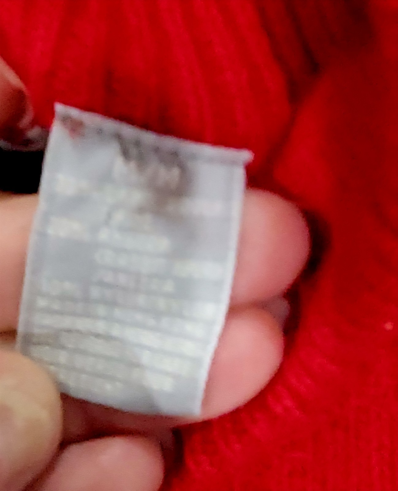 Retro 80s Red Ribbed Pullover Lambswool Vintag Sweater W/Shoulder Pads
